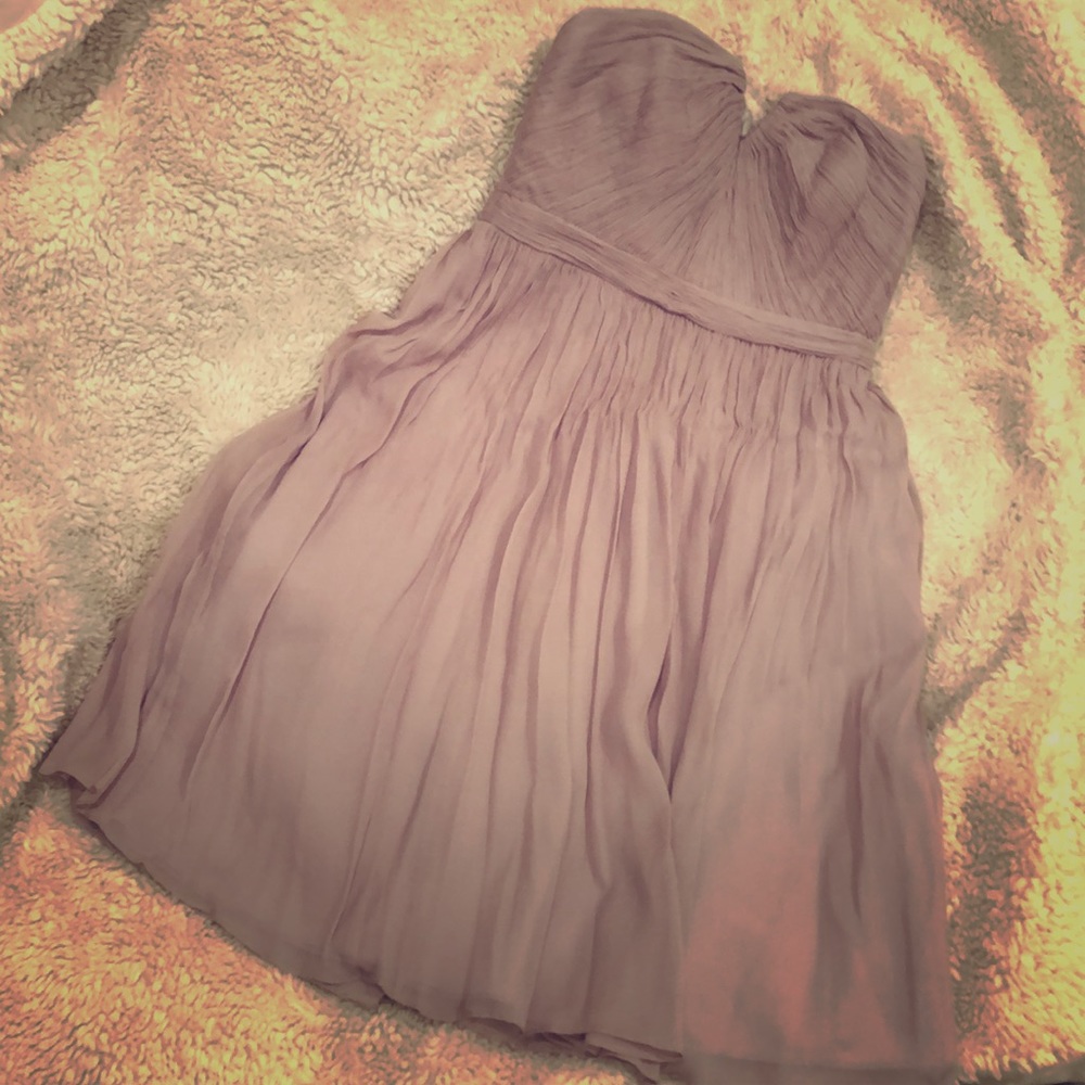 Beautiful mauve strapless dress.  Worn once!! 💞
